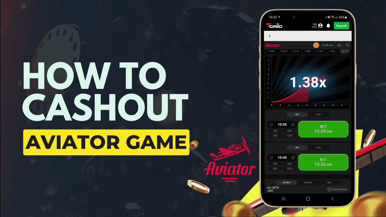 How to cash out on Aviator Game